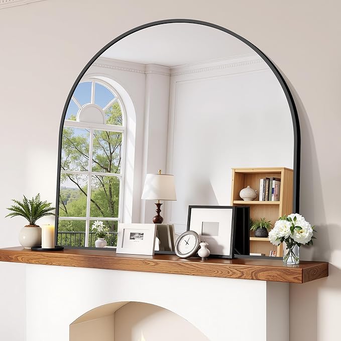 CIRCUMI Arched Wall Mirror, Metal Frame, Large Size by CIRCUMIMirror