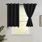JIUZHEN Short Curtains Kitchen Half Window Blackout Curtains by JIUZHEN