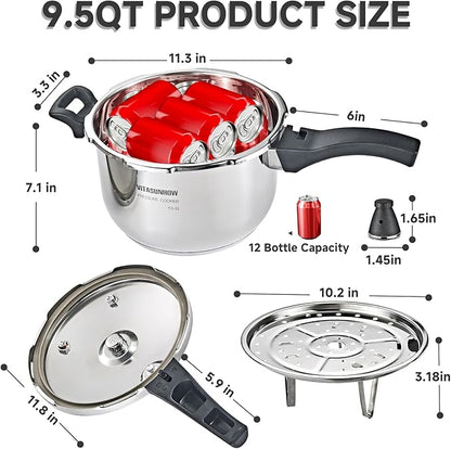 Stainless Steel Pressure Cooker - Image 7