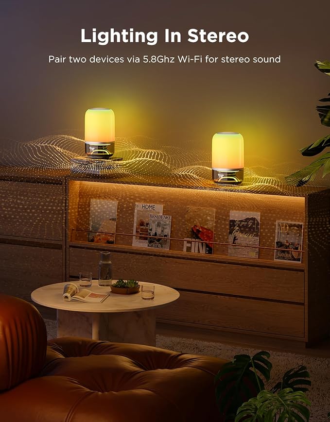 Govee Table Lamp 2 Pro x Sound by JBL, Smart Cordless Table Lamp - Image 6