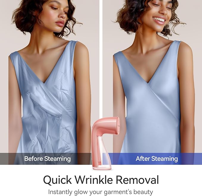 HiLIFE Steamer for Clothes, 1100W Clothes Steamer, Fast Wrinkle Removal - Image 4