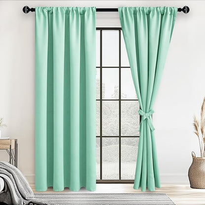 JIUZHEN Blackout Curtains for Bedroom– Thermal Insulated, Noise Reducing Room by JIUZHEN