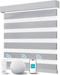 Smart Zebra Blinds for Windows, Alexa Motorized Blinds by JaeJaes