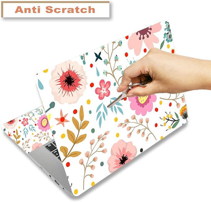 Laptop Skin Sticker Decal, Decorative Waterproof, Flower Plants - Image 3