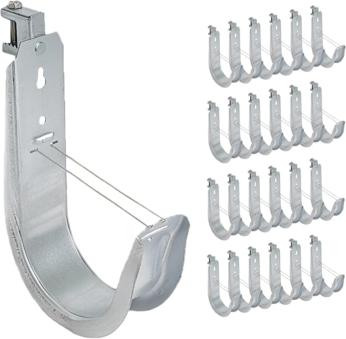 ICC Beam Clamp J Hook 4” with Retainer Clip by ICC