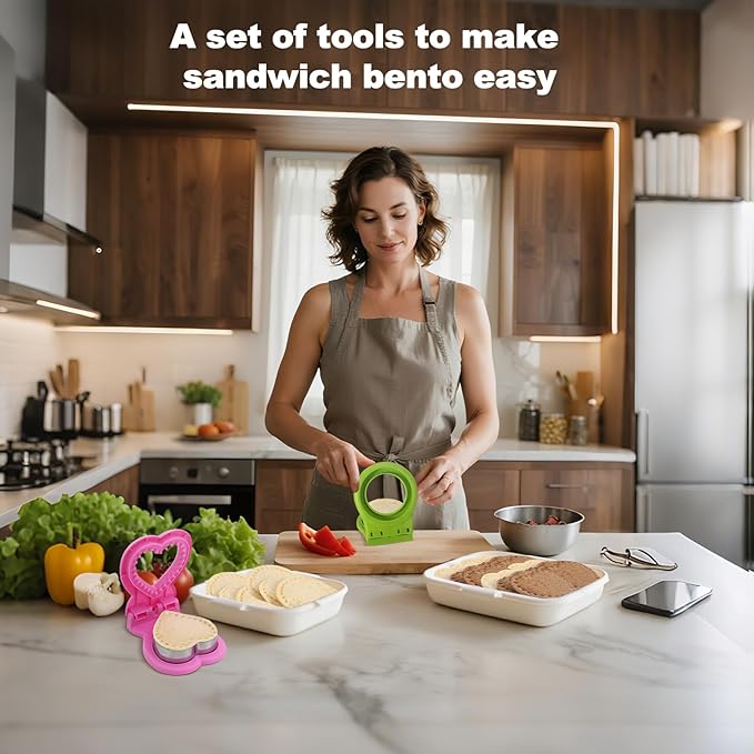 Uncrustable Sandwich Cutter for Kids Lunch - Image 5
