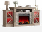 QUW Electric Fireplace TV Stand, Modern TV Console Table by QUW
