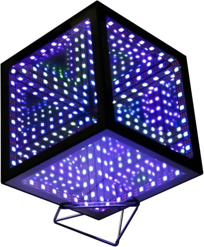 Heepulor Infinity Hyper Cube LED Table Lamp, Color-Changing Music-Sync by Heepulor