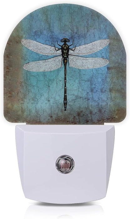 Axxitude Vintage Dragonfly Night Lights Plug into Wall by Axxitude