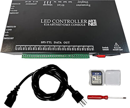 CANRIA K16 ARTNET+DMX CONSOLE LED CONTROLLER, Professional Lighting Control by CANRIA