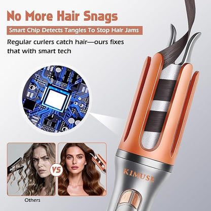 KIMUSE Automatic Rotating Curling Iron, 1.25 Inch - Image 4