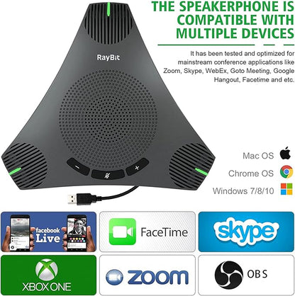USB Speakerphone with Dual Hub - Image 7