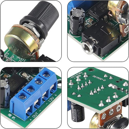 DWEII 4Pcs LM386 10W Mini Power Amplifier Board Audio Amplifier Module DC 3-12V - Image 2
