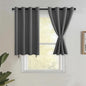 JIUZHEN Short Curtains Kitchen Half Window Blackout Curtains by JIUZHEN