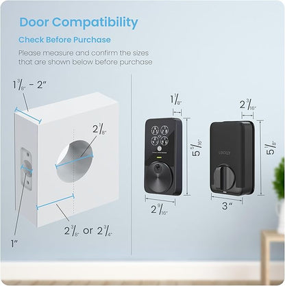 Lockly PIN Genie Pro Zeno Series Smart Lock, Keyless Entry Door Lock - Image 9
