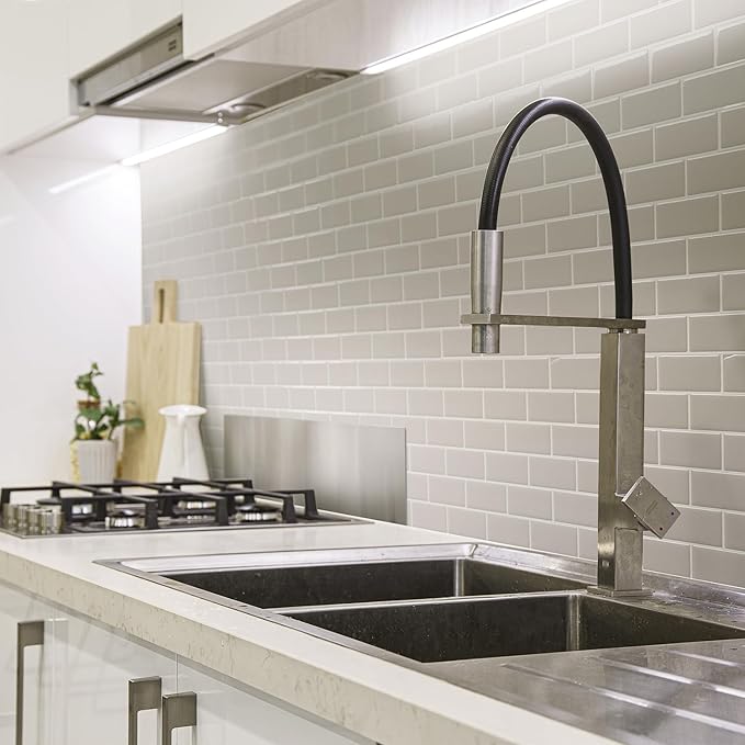 SMART TILES Peel and Stick Backsplash- 10 Sheets of 10.95" x 9.70" - Image 6