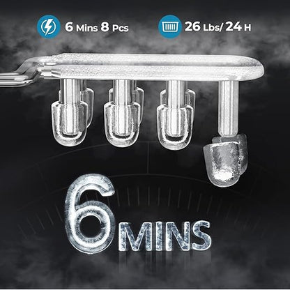 Antarctic Star Countertop Ice Maker, 9 Cubes in 6 Mins, Portable Ice Machine - Image 3