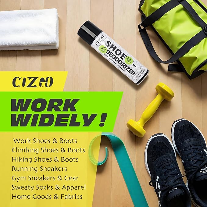 COZGO Shoe Deodorizer Spray, Shoe Refresher, Shoe Odor Smell Eliminator - Image 5