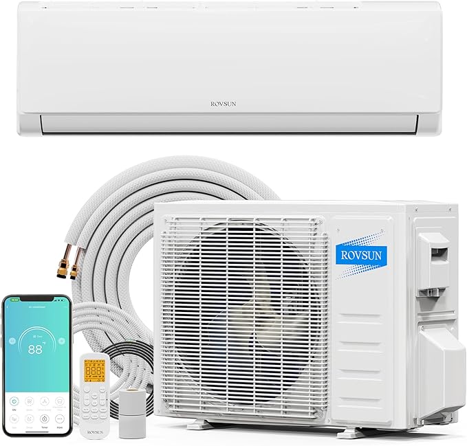ROVSUN 12000 BTU Wifi Enabled Mini Split Air Conditioner & Heater by ROVSUN