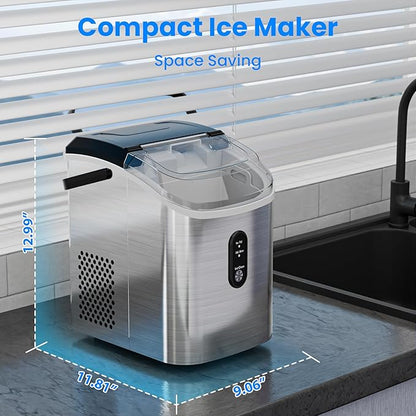 Antarctic Star Nugget Ice Makers Countertop, Portable Ice Maker Machine - Image 8