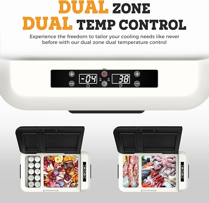 Setpower PT30 12V Refrigerator Dual Zone 32 Quart Car Refrigerator 12V Portable - Image 3