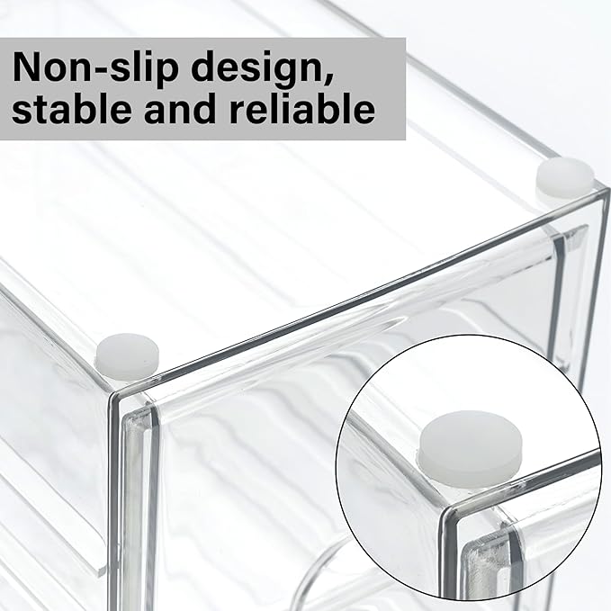 Prsildan Acrylic Drawer Makeup Organizer - Image 5