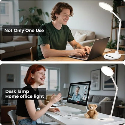 LED Desk Lamp for Home Office, Eye-Caring Desk Light for Video Call, Dimmable 3 - Image 3