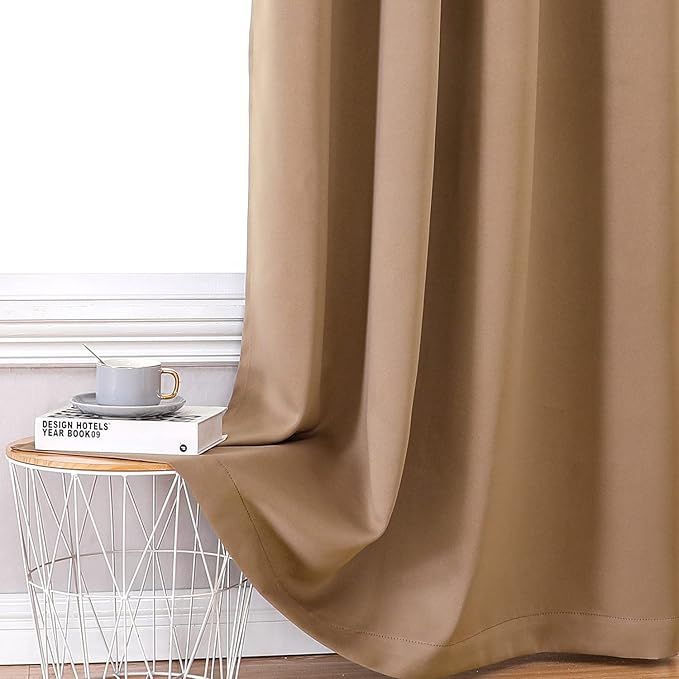 ChrisDowa 100% Blackout Curtains 63 inch Long - Image 7