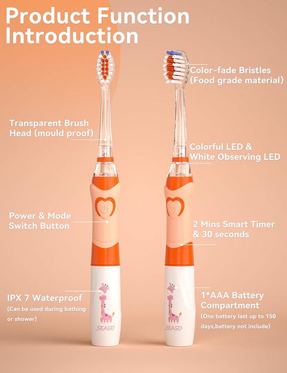 SEAGO Kids Electric Toothbrush - Image 4