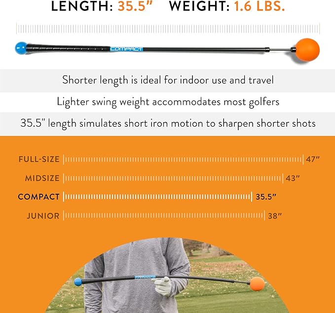 Orange Whip Golf Swing Trainer Aid Patented & Made in USA - Image 5