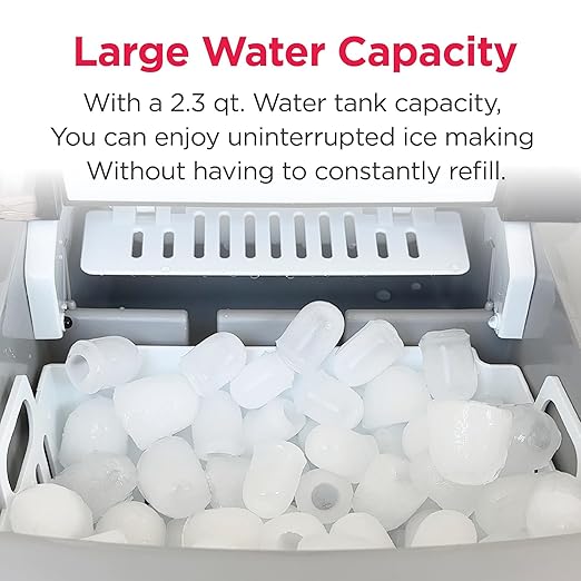 Frigidaire Counter top Portable, 26 lb per Day Nugget Ice Maker Machine - Image 4