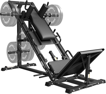 GMWD Leg Press Hack Squat Machine Combo, Leg Exercise Machine by GMWD