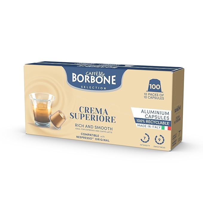 Caffè Borbone Crema Superiore Aluminum Capsules Compatible - Image 5