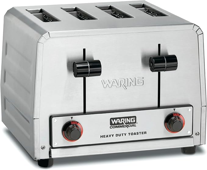 Waring Commercial WCT805B 4-Slice Heavy Duty Commercial Pop-Up Toaster by WaringCommercialProducts