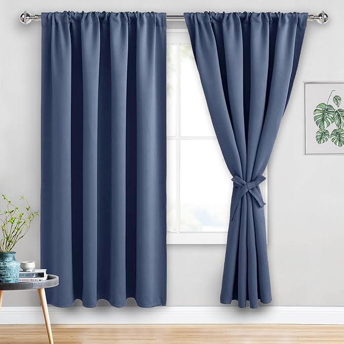 JIUZHEN Blackout Curtains for Bedroom by JIUZHEN