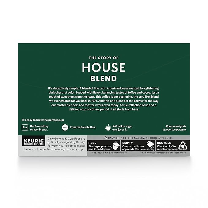 Starbucks K-Cup Coffee Pods, Medium Roast, House Blend - Image 8