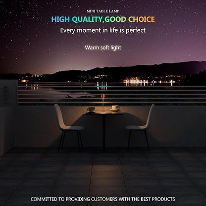 Compact Cordless Table Lamp, Rechargeable LED Night Light, Dual Light Source - Image 9