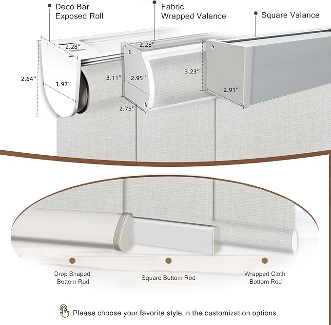 Motorized Roller Shade: Blackout, Rechargeable, Compatible - Image 6