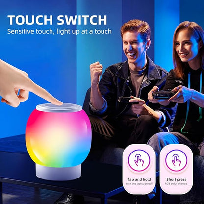 RGB ambient night light, Eye Caring, Stepless Dimming, Touch Night Lamp - Image 3