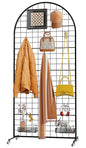 VGMiu Grid Wall Panel 1PCS Display Stand 2.6' x 5.8' FT Black Grid Wall Panels by VGMiu