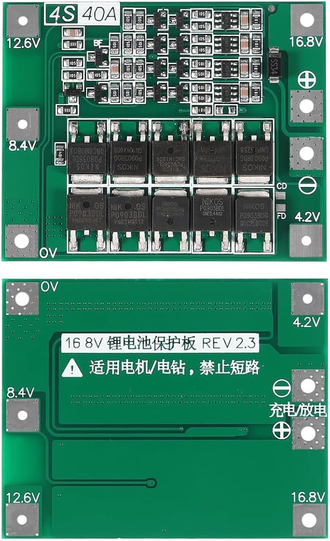 Gebildet 3pcs Enhanced 4S 40A 16.8V 18650 Lithium Battery Protection Board PCB - Image 2