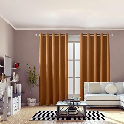 Anytime 100% Blackout Curtain 2 Panels Set, Thermal Insulated Window Drapes - Image 5