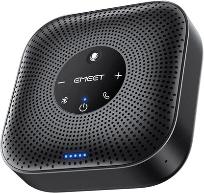 EMEET Conference Speakerphone M0 Plus, 4 AI Mics 360° Voice Pickup, Noise by EMEET