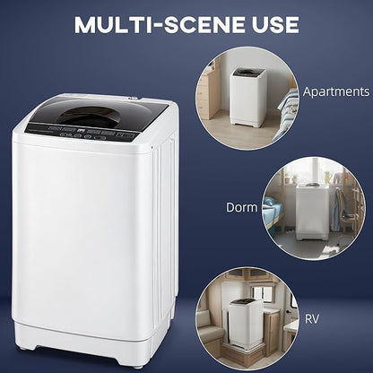 HOMCOM Portable Washing Machine, 1.3 Cu. Ft. Compact Washer - Image 9