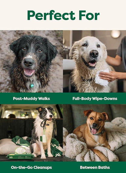 Earth Rated XL Pet Wipes for Dogs & Cats, Unscented Hypoallergenic, 60 Ct - Image 6