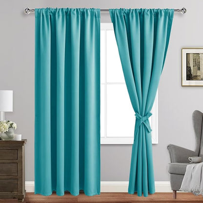 JIUZHEN Blackout Curtains for Bedroom by JIUZHEN