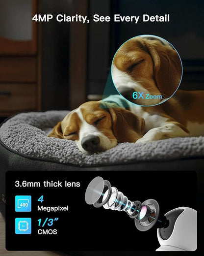 ARENTI 5G Indoor Security Camera, 4MP Pet Camera - Image 2