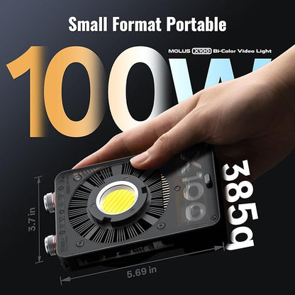 ZHIYUN MOLUS X100 Bi-color Combo 100W Video Light V2 Upgraded Version - Image 3