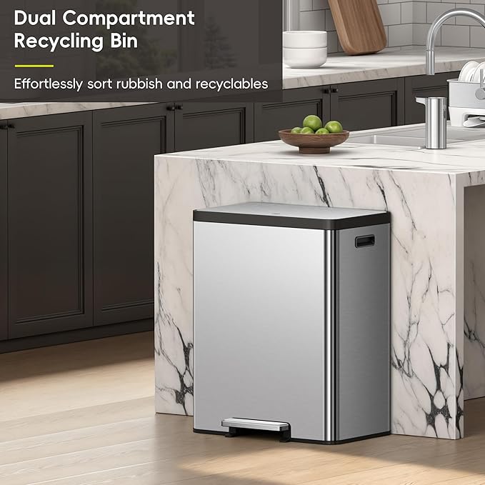 EKO EcoCasa II 36L+24L Dual Trash Can - Image 3