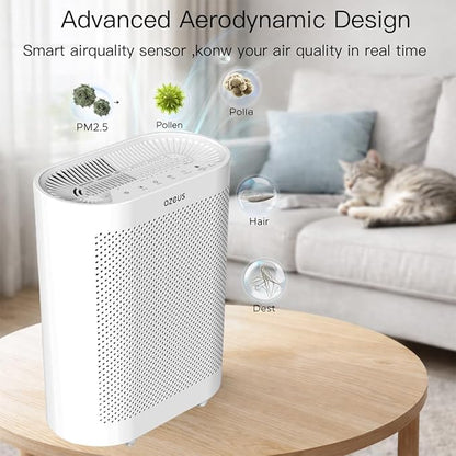 Azeus FS32 Air Purifier | True HEPA Filter | Covers Up to 1076 Sq. Ft. | Ideal - Image 5